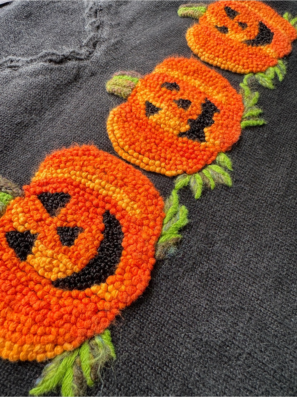Vintage Michael Simon Pumpkin Sweater L - Picture 3 of 4